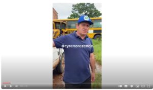 VÍDEO: Vereador tio da prefeita Luanna Bringel Rezende expõe descaso com transporte escolar em Vitorino Freire