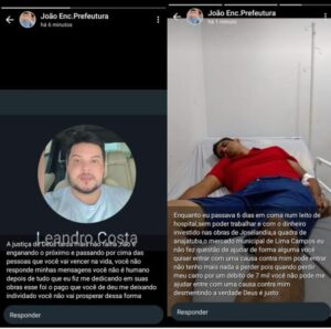 Antes de cometer suicídio, morador de Anajatuba acusou o empresário Leandro Costa: “me deixou falido”