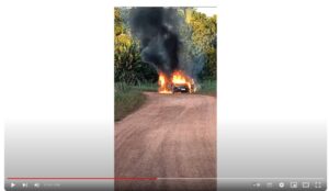 VÍDEO: Pistoleiros queimam carro usado no assassinato de Pacovan