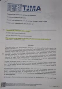 ALÔ MP-MA: Prefeito de Cajari desafia decisão judicial e realiza festividades com recursos públicos