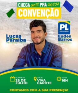 Uma semana após agredir equipe da TV Mirante, pré-candidato a vereador do PL faz convite para Convenção
