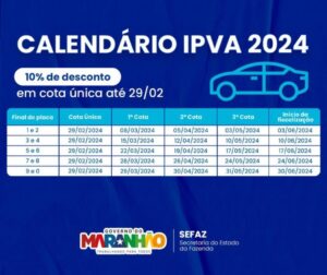 Desconto de 10% para pagamento do IPVA em cota única encerra no dia 29/02