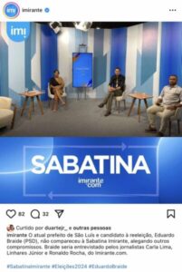 Braide não comparece a sabatina do grupo Mirante…