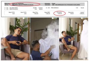Prefeito Eudes usa funcionário fantasma da sua gestão em propaganda eleitoral para debochar da população de Raposa