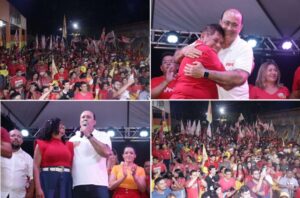 Após reunir multidão em comício no Alto do Farol, Laci prepara recepção ao governador Carlos Brandão em Raposa