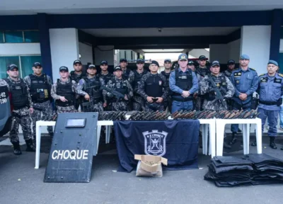 Polícia Militar realiza uma das maiores apreensão de armas de fogo já feita no Maranhão