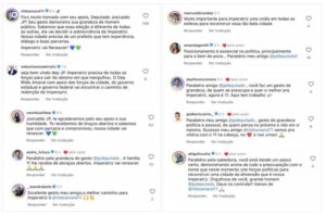 Após declaração de apoio de JP, Rildo Amaral agradece; Marcus Brandão, Madeira e deputados também comentam