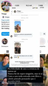 “Bolsonarista conservador” do MA é exposto por modelo carioca após cantada de mau gosto