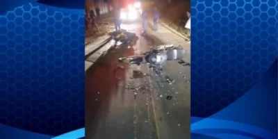 Motociclistas batem de frente e morrem na estrada do Quebra-Pote