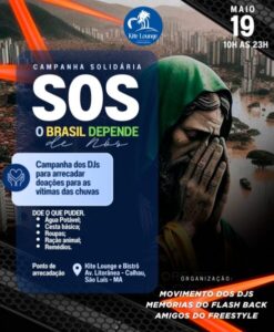 O Brasil Depende de Nós: DJs do Maranhão se unem em campanha solidária para ajudar vítimas das catástrofes naturais