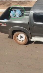 “De Graça?”: Cestas básicas são flagradas em carroceria durante caminhada de Dico da Farmácia, em Bequimão