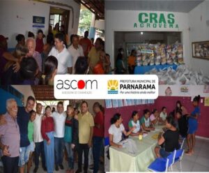 Parnarama: prefeito Raimundo Silveira entrega milhares de cestas básicas à população