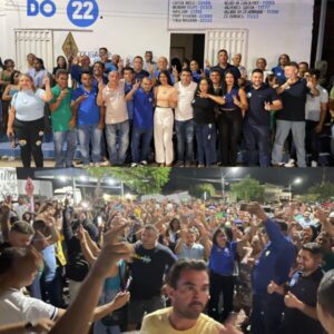Francisco do Posto e Francisco da Padaria iniciam campanha em grande inauguração do comitê em São Francisco do Maranhão