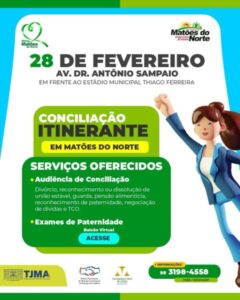Matões do Norte recebe pela primeira vez o programa “Conciliação Itinerante” do Tribunal de Justiça do Maranhão: A Justiça mais próxima do Cidadão