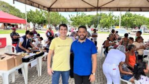 Thiagão Austríaco e Fernando Braide promovem ação social em comemoração aos 37 anos da Cidade Operária
