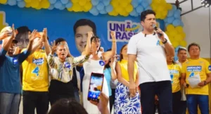 Geraldo Júnior homologa candidatura a prefeito de Pinheiro durante convenção do União Brasil