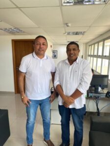Elinaldo Vasconcelos se reúne com Naldir Lopes em busca de benefícios para Paço do Lumiar