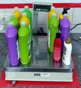 Espanhola é presa em aeroporto no RN com cocaína diluída em 12,5 litros de shampoo e creme capilar