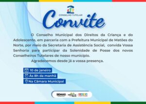 Posse dos Novos Conselheiros Tutelares em Matões do Norte