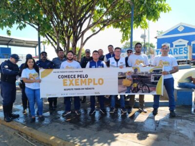 Maio Amarelo: Prefeitura de Presidente Dutra e 12° Ciretran realizam realizaram blitz educativa