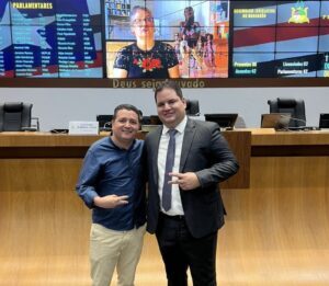 O Pré-candidato a Prefeito Adson Manoel participou da posse de João Batista segundo na Assembleia legislativa.