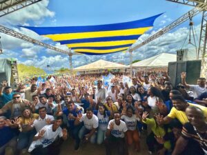 Multidão consolida em convenção liderança de Gilson Lima e Gibson Chagas em Presidente Sarney.