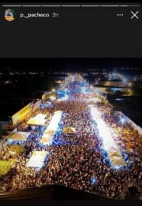 Vereador aliado de Léo Cunha usa foto da gestão do ex-prefeito Cicin para elogiar carnaval 2024 em Estreito