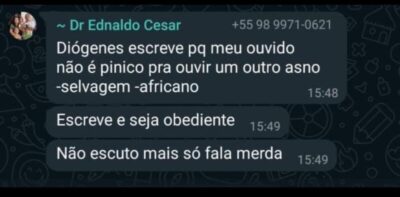Ato de racismo cometido por Ednaldo César, filho de Leonardo Cantanhede, gera indignação e repúdio popular