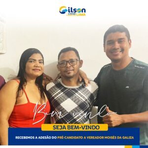 Eleições 2024: Grupo Gilson Lima vem crescendo de forma expressiva em presidente Sarney, recebendo adesão do Pré-Candidato a vereador Moisés da Galiza