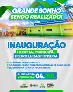 DIA HISTÓRICO! População de Turilândia vai receber hospital municipal