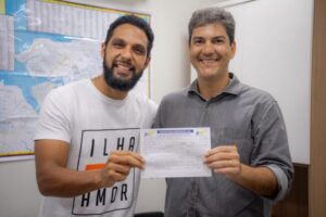 A convite de Eduardo Braide, presidente do Moto Club se filia ao PSD