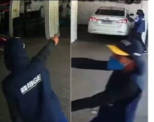 Bandidos vestidos de agentes do IBGE invadem loja automotiva e roubam clientes na Areinha