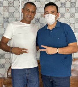 Vargem Grande: Jociedson de Aguiar visita Diegão da Madeireira em Slz