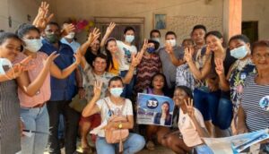 Ariston, Dr Hilton e Fernanda Gonçalo fazem campanha nos limites entre Bacabeira e Santa Rita