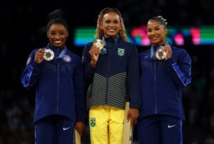 Receba Andrade conquista 2º ouro para o Brasil em Paris e se torna maior medalhista do país