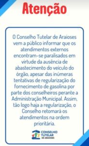Prefeita Luciana Trinta deixa faltar combustível para Conselho Tutelar e órgão paralisa atendimentos externos