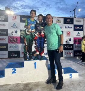 Irmãos Dominguez conquistam dobradinha no pódio da 2ª Etapa do Maranhense de Kart