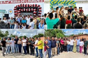 Aluísio Mendes participa de entregas de obras pelo Baixo Parnaíba