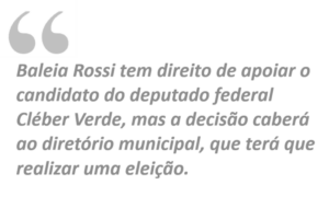 Dep. Roberto Costa retruca decisão individual de Baleia Rosse
