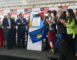 Hildo Rocha e Governador Carlos Brandão inauguram Ginásio Poliesportivo na UEMA