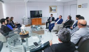 Governador Carlos Brandão participa de visita institucional à presidente do TRE/MA