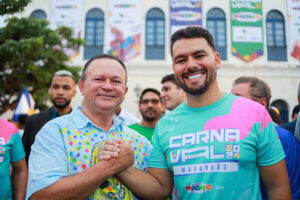 Brandão comemora os números da economia durante o Carnaval