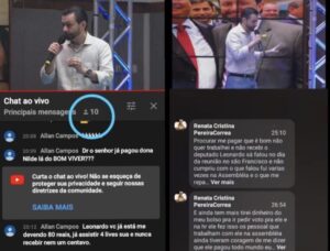 Leonardo Sá vira piada ao ser chamado de caloteiro em live