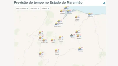 CLIMA: Pancadas de chuva e descargas elétricas nesta terça (02)