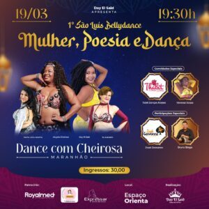 Cia de Dança faz show árabe em homenagem ao mês da mulher