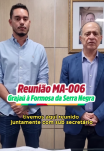 Sinfra autoriza retomada de pavimentação na MA-006