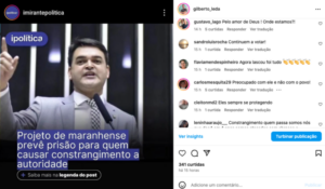 Rubens Jr. é criticado ao propor prisão a quem constranger autoridade pública