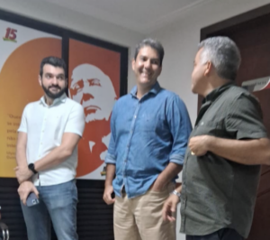 Braide marca território na sede do MDB em São Luís