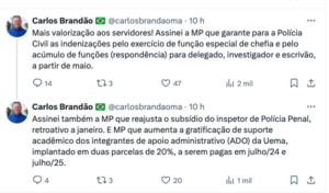 Brandão assina MPs que garantem indenizações e reajustes a servidores
