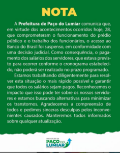 Paço do Lumiar: ‘entra e sai’ de prefeitos provoca atraso de salários